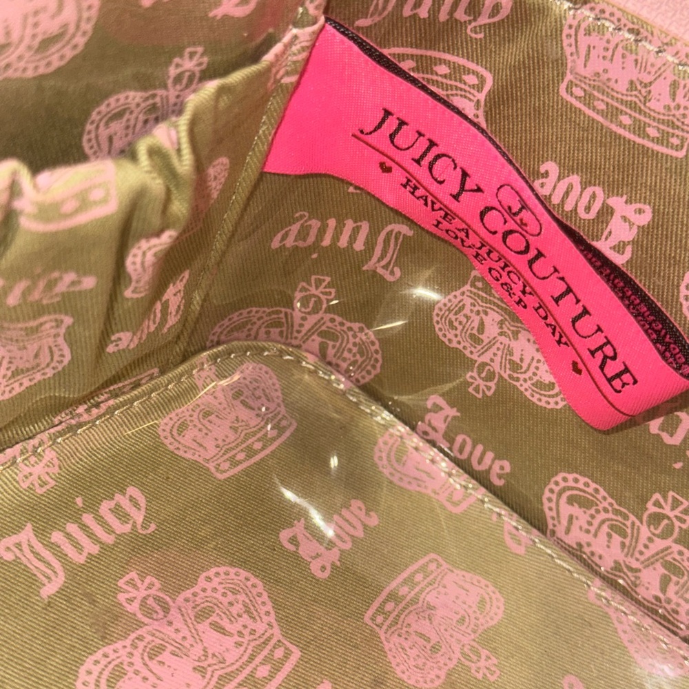 Rare Juicy Couture Velvet Cosmetic Case Y2K - Picture 10 of 10